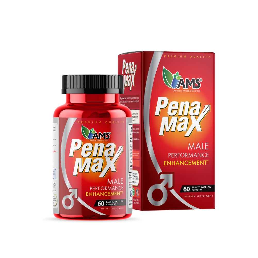 Ams Pena Max Male Performance Enhancement Capsules 60s