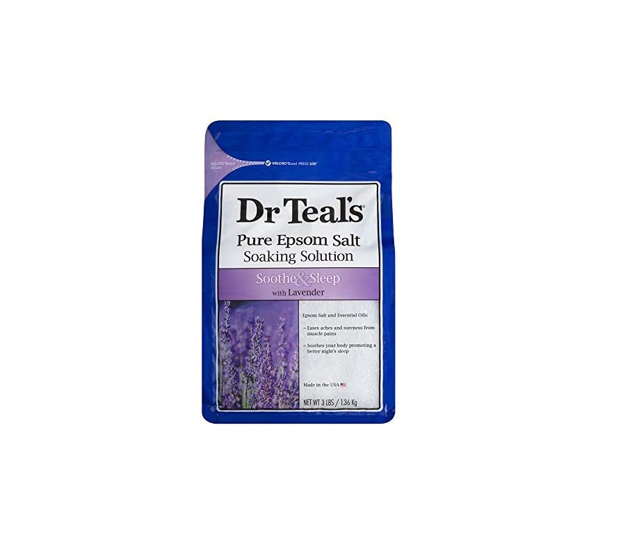 Dr Teals Pure Epsom Bath Salt Soothe And Sleep Lavender 1.36 Kg