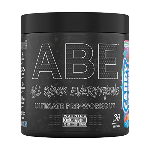 Applied Nutrition All Black Everything Pre-Workout Powder Candy Ice Blast Flavor (315 g)