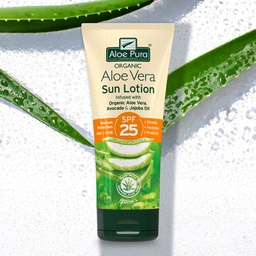 [005413510004] Aloe Pura Organic Aloe Vera Medium Protection Sun Lotion SPF25